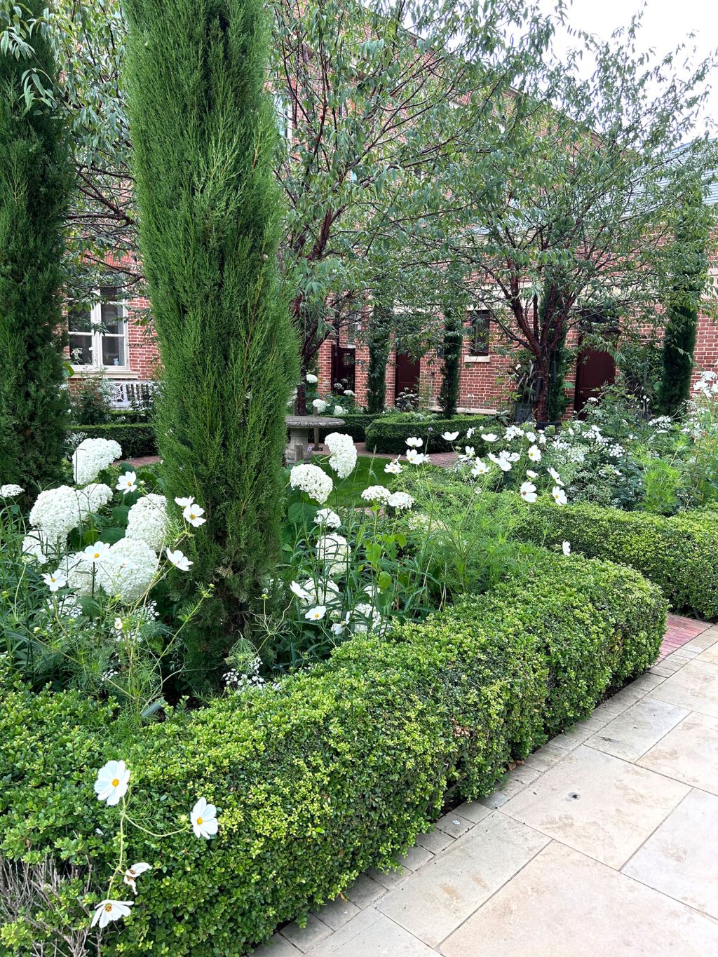 Garden in North Yorkshire, North of England
