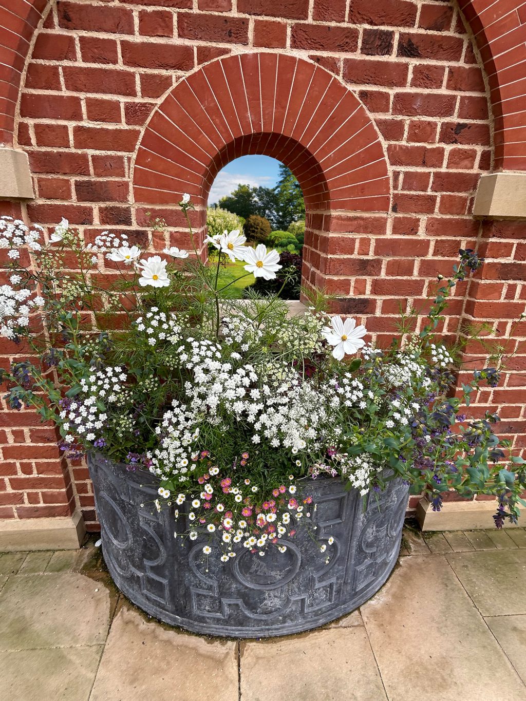 Garden in North Yorkshire, North of England