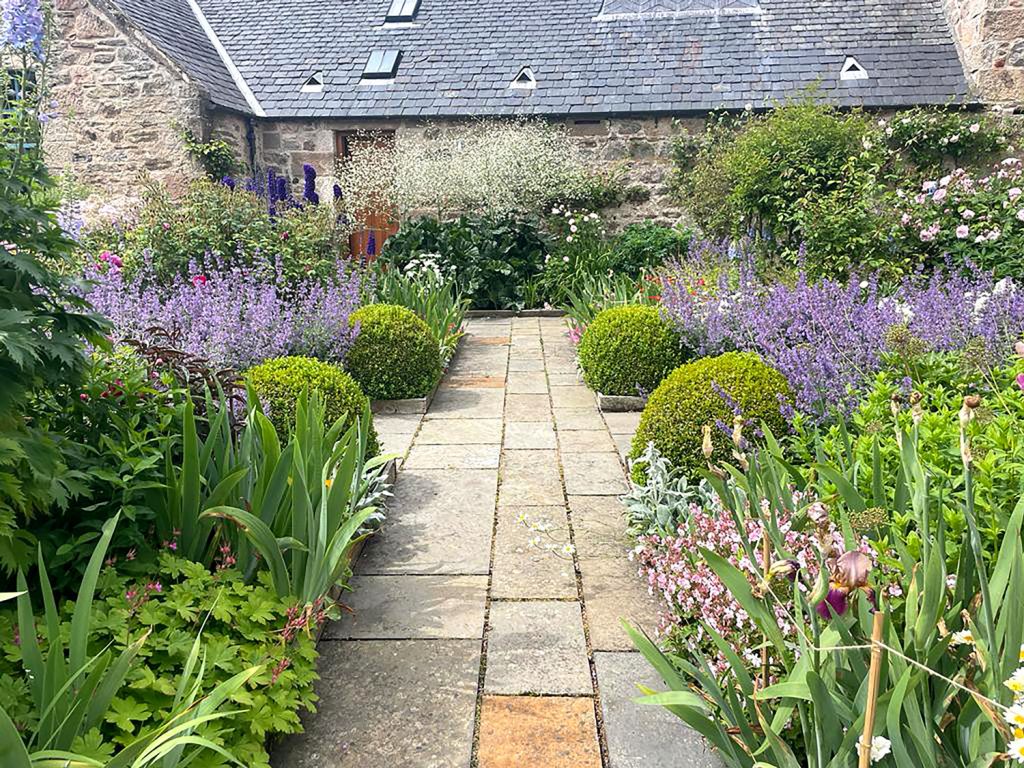 Garden in Nairn, Scotland