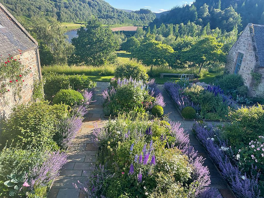 Garden in Nairn, Scotland